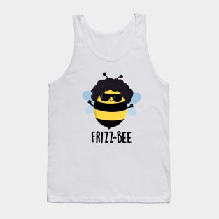 Frizz-Bee Cute Afro Bee Pun Tank Top
